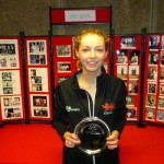 Singles Plate winner Georgina Shepherd
